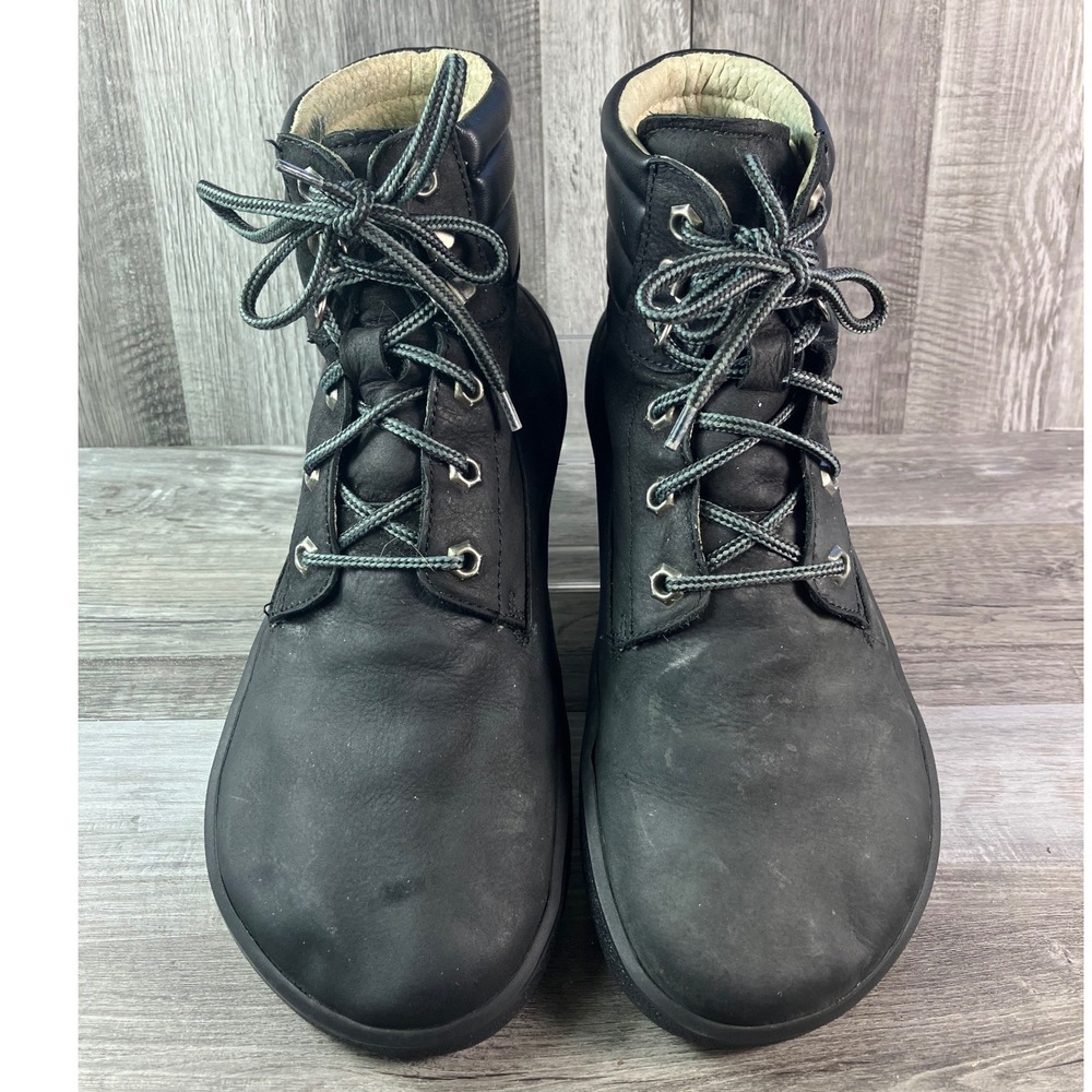Be Lenka Ranger Black Leather Barefoot Boots EU 41 Minimalist Zero Drop - Picture 3 of 7